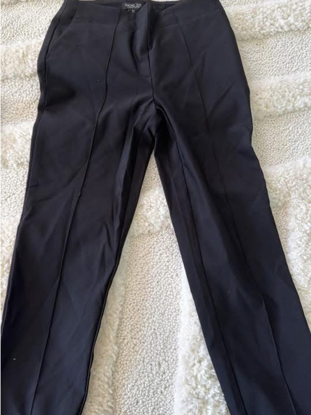 Black Stretch Ponte Trousers